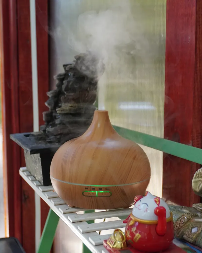 Difusor de aromas en la consulta